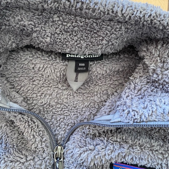 Patagonia 1/4 Zip Grey Pullover Fleece - Picture 3 of 6
